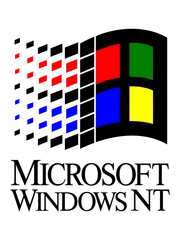 Microsoft logo, archive record 1993 · Microsoft Windows