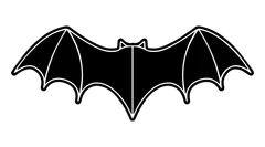 Batman logo, archive record 1941 · Batman Outline Symbol Extended Wings