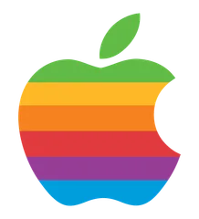 Apple logo, archive record 1977–1998
