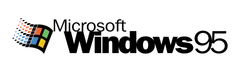 Microsoft logo, archive record 1995 · Microsoft Windows