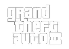 Grand Theft Auto logo, archive record 2001 · GTA 3