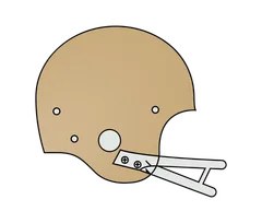 San Francisco 49ers logo, archive record 1958 · 49ers Helmet