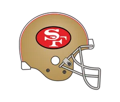San Francisco 49ers logo, archive record 1989 · 49ers Helmet