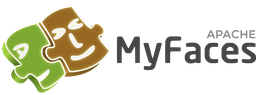 Apache MyFaces logo, archive record From the press kit
