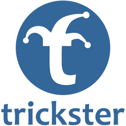 Trickster logo, archive record From the press kit