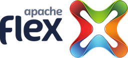 Apache Flex logo, archive record From the press kit