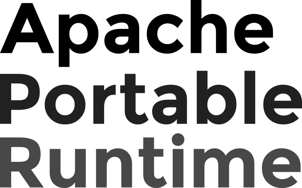 Apache Portable Runtime (APR) Primary logo