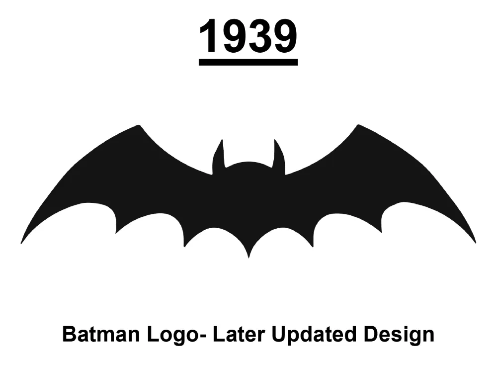 1939 Batman Logo updated design