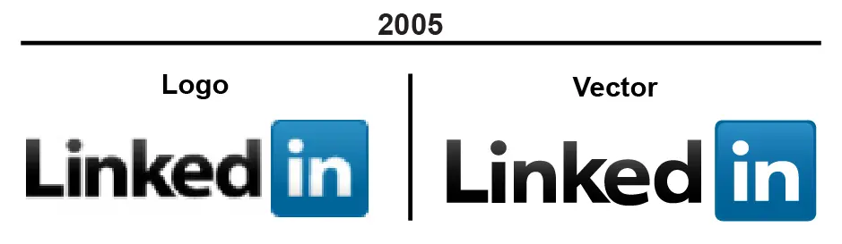 2005 Linkedin Logo Vector and PNG