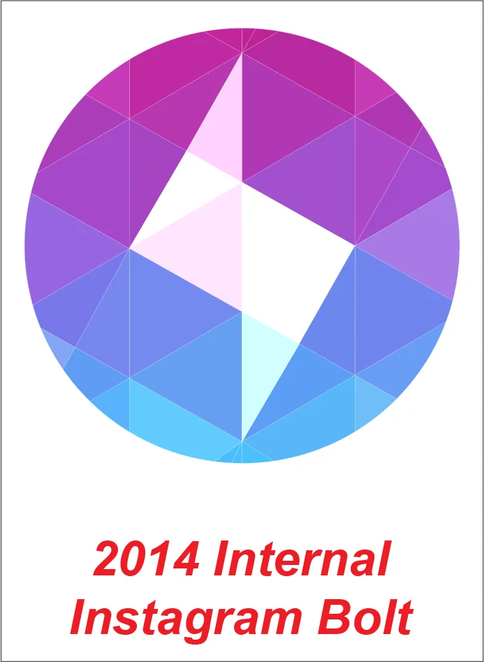 2014 Internal Instagram Bolt logo