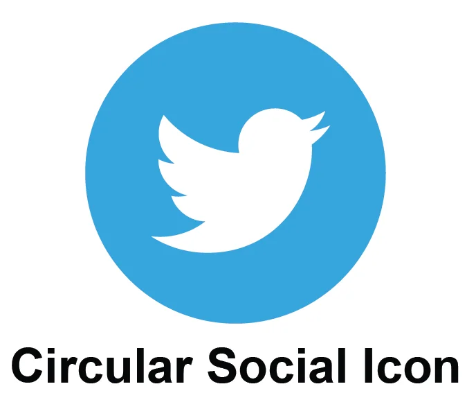 Circular Social Icon