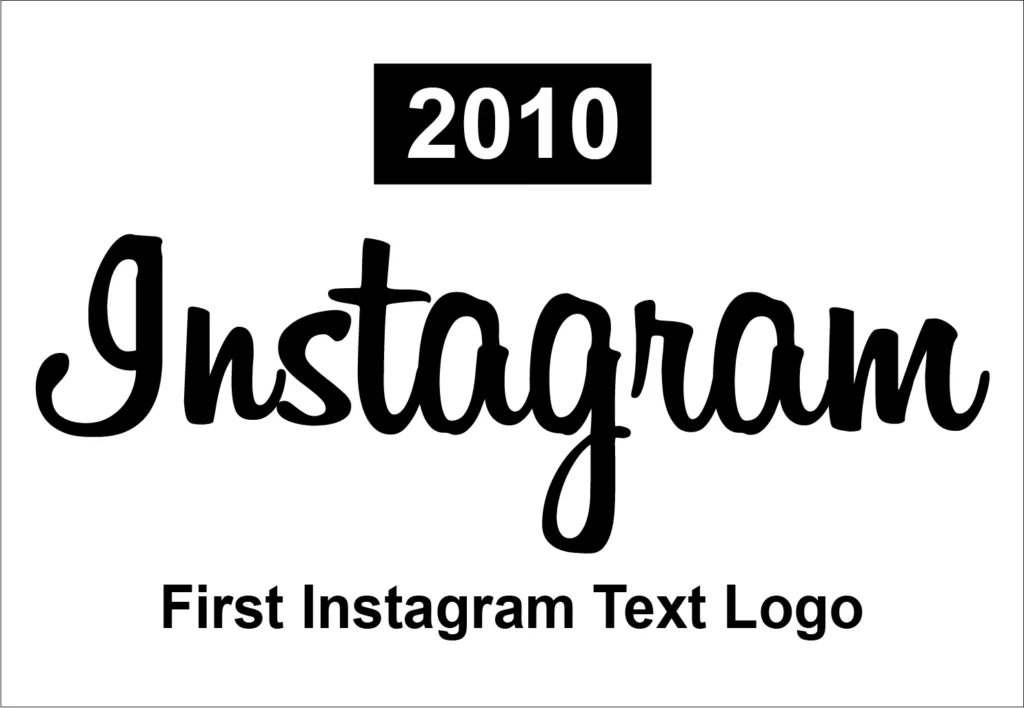 First Instagram Text Logo 2010