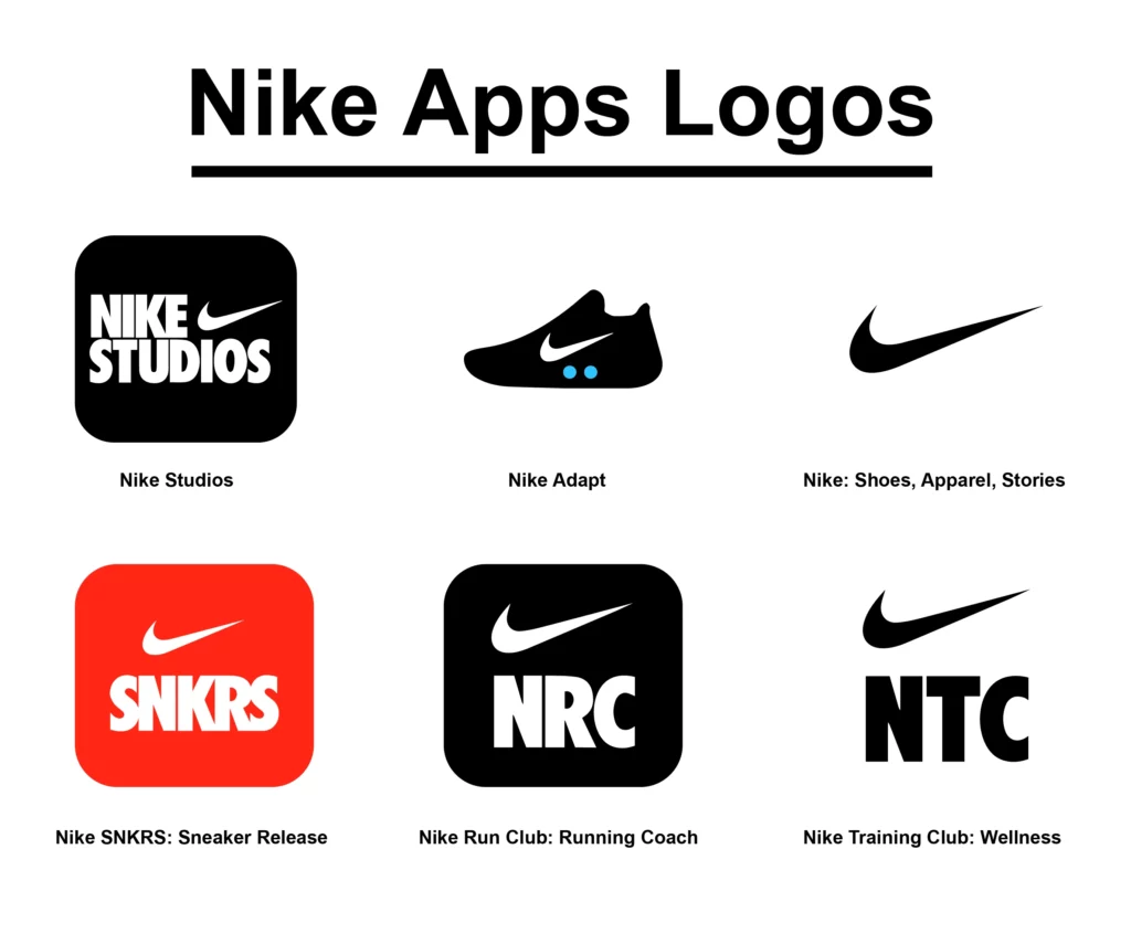 Nike Apps Logos