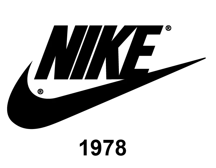 Nike Logo Evolution 1978