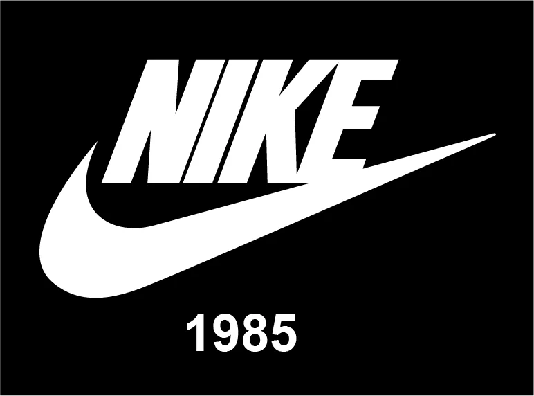 Nike Logo Evolution 1985