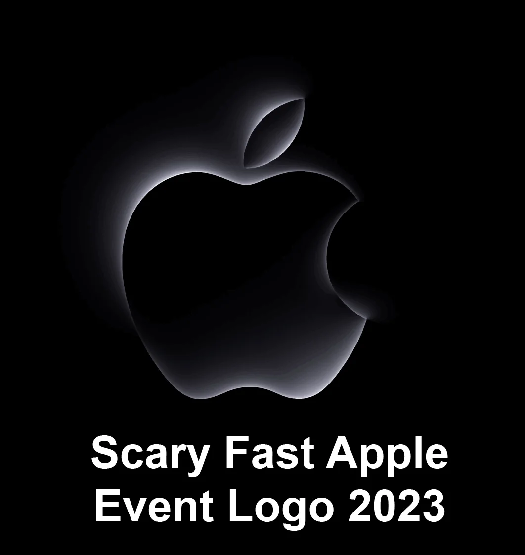 Scary Fast Apple Event Logo 2023