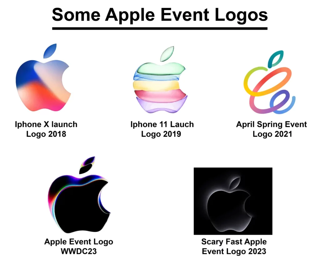 Some Apple Event Logos
