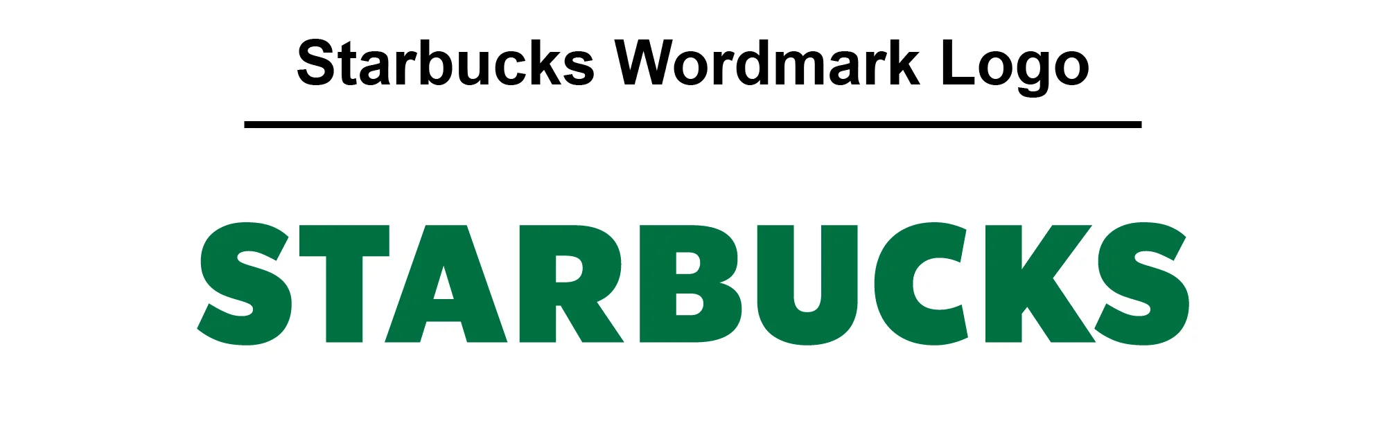 Starbucks Wordmark Logo