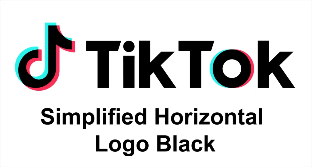 TikTok Horizontal Black Logo