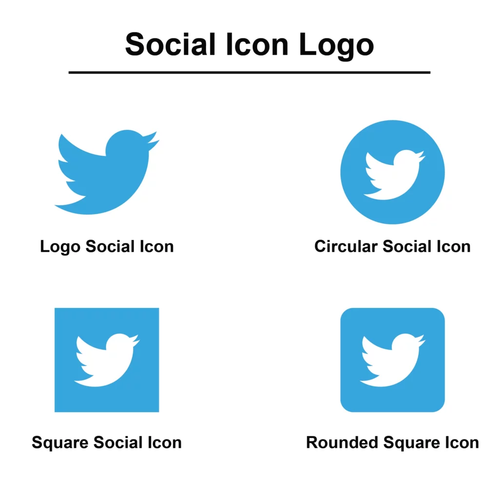 Twitter Social Icon Logo