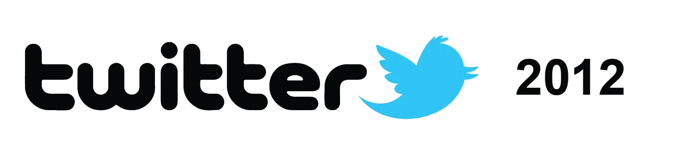 Twitter Wordmark Black Logo 2012