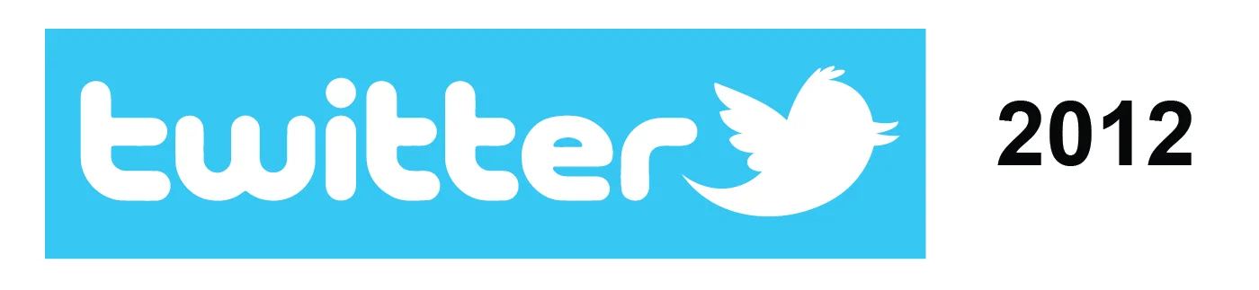 Twitter Wordmark White Logo 2012