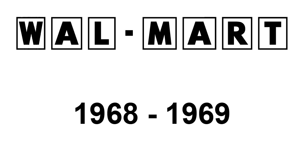 Walmart Evolution Logo 1968