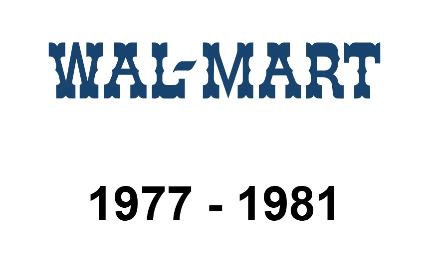 Walmart Evolution Logo 1977