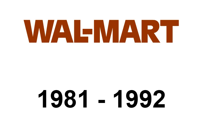 Walmart Evolution Logo 1981