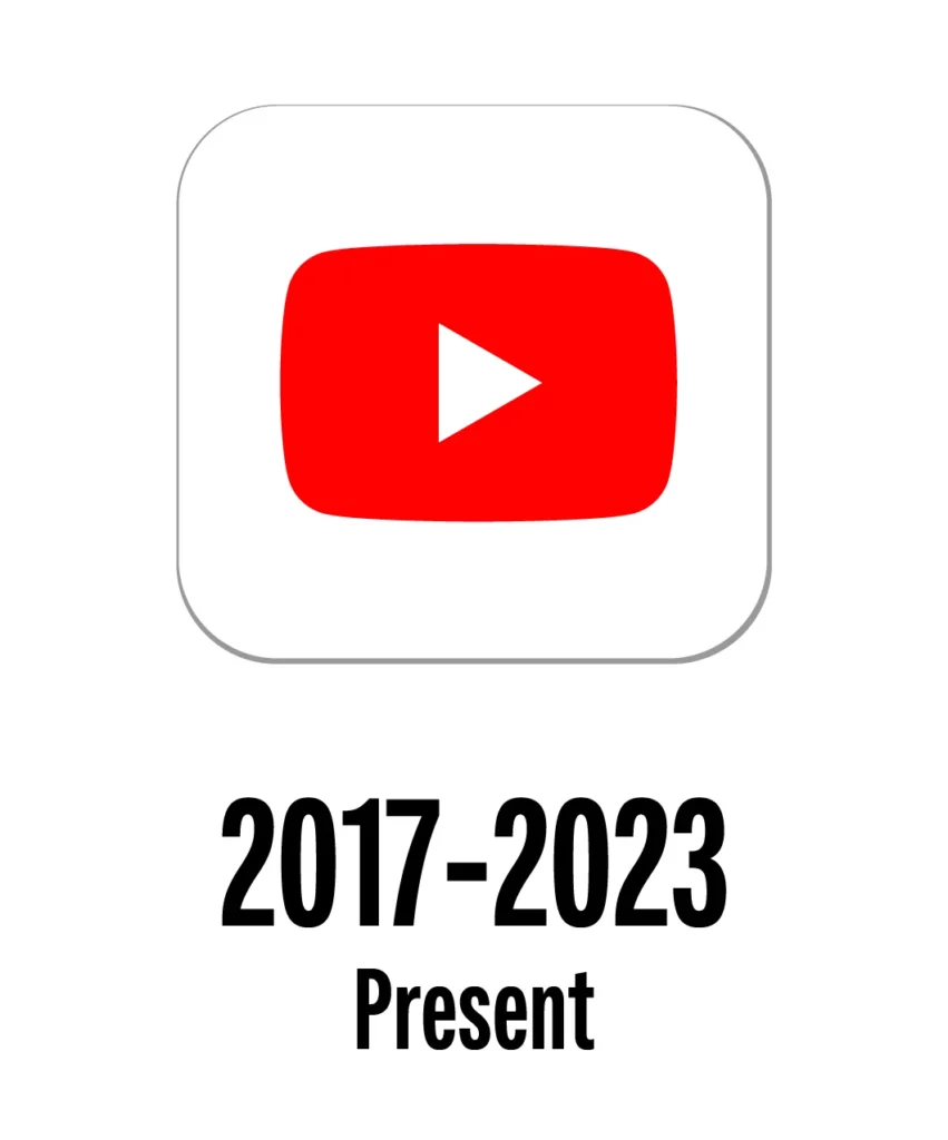 YouTube Evolution Icon 2017