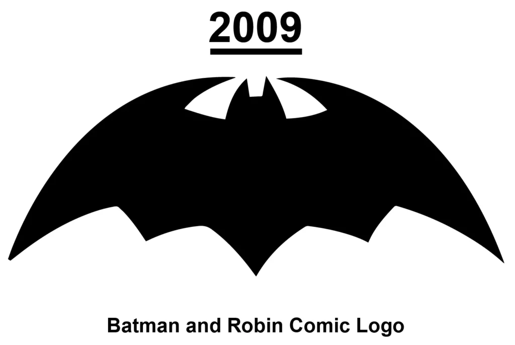 batman robin comic logo 2009 png