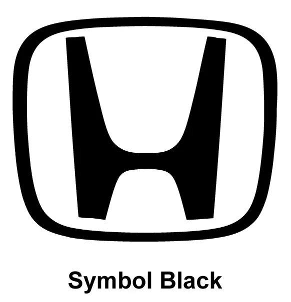 Honda Current Symbol Black Logo