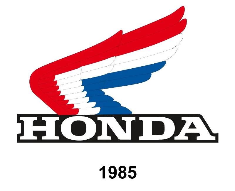 Honda Motorcycle Logo Evolution 1985
