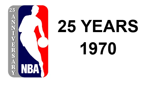 NBA Anniversary Logo 1970