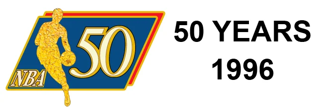 NBA Anniversary Logo 1996