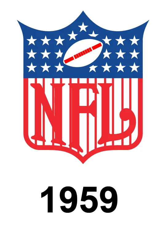 NFL Logo Evolution 1959