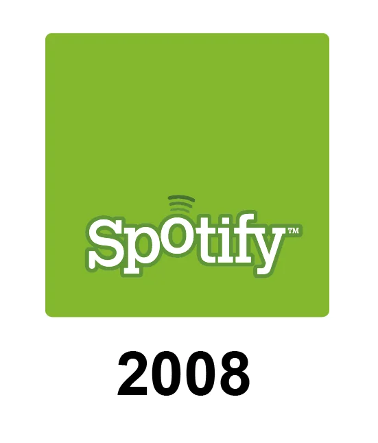 Spotify Logo Evolution 2008