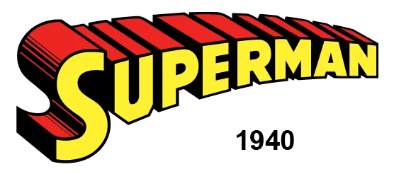 Superman Wordmark Logo 1940