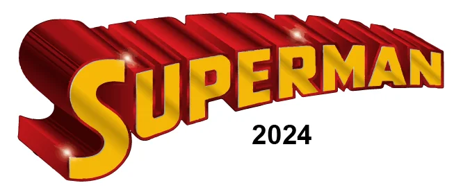 Superman Wordmark Logo 2024