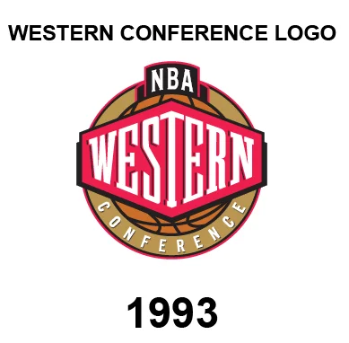 Western Conference Logo 1993