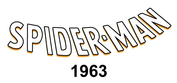 Spiderman Wordmark Logo 1963