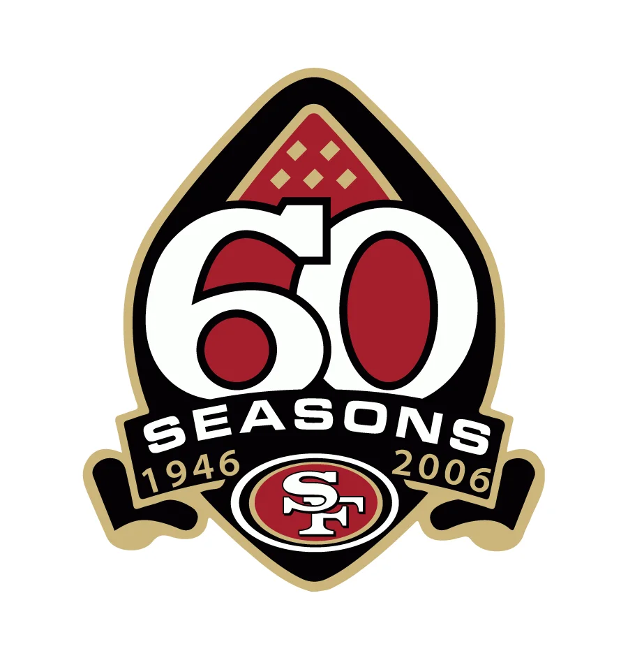 49ERS Anniversary Logo 2006