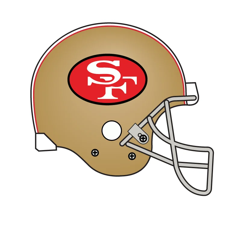 49ERS Helmet Logo 1989