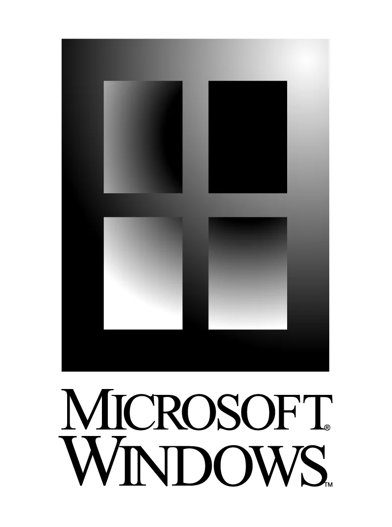 Microsoft Windows Logo 1990
