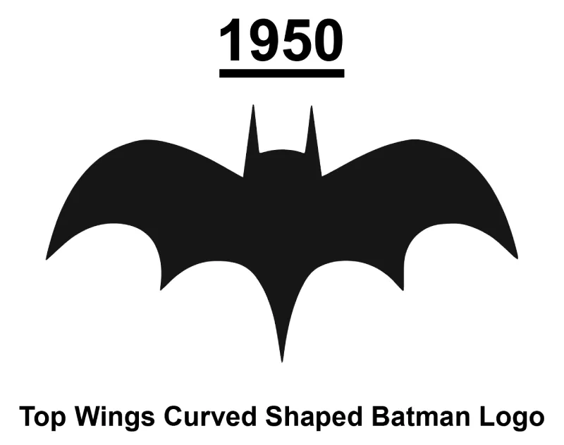 1950 Top Wings Curved Batman Logo