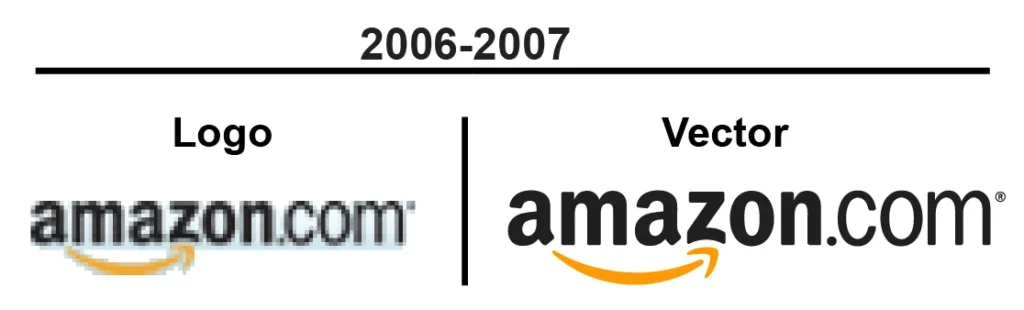 2006 to 2007 Amazon Logo, Vector and PNG