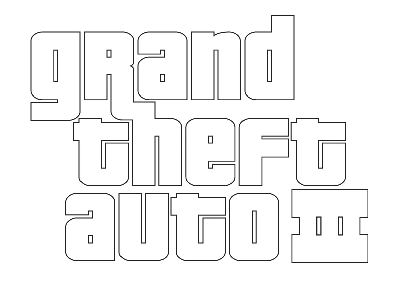 GTA Logo Evolution 2001