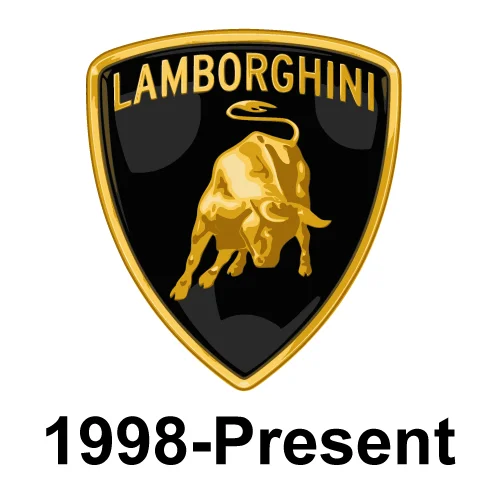 Lamborghini Logo Evolution 1998-Present